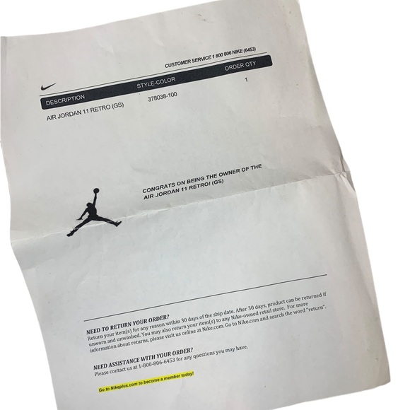 Size 5 - Jordan 11 Retro High Concord - Picture 10 of 10